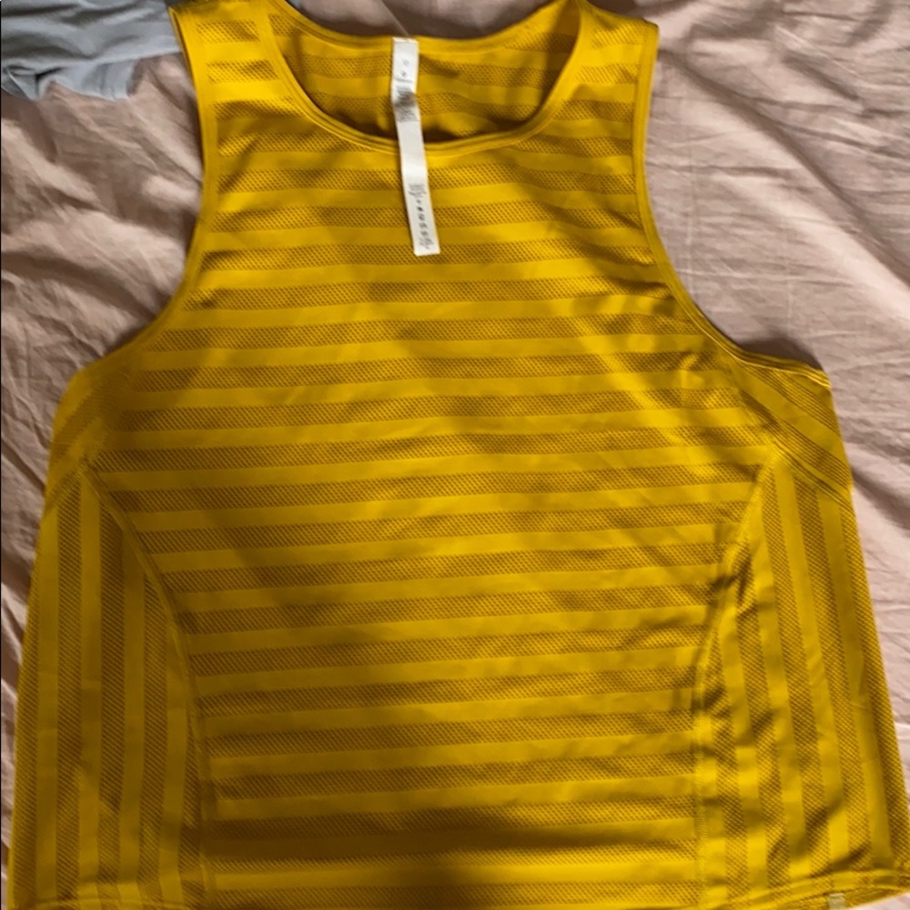 Lululemon Yellow Tank for Training Size 10